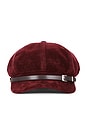 view 1 of 3 Baker Boy Hat in Burgundy