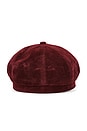 view 2 of 3 Baker Boy Hat in Burgundy