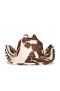 view 1 of 5 Cow Print Cowboy Hat in Brown