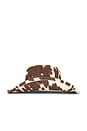view 3 of 5 Cow Print Cowboy Hat in Brown
