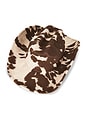 view 5 of 5 Cow Print Cowboy Hat in Brown