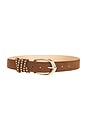 view 1 of 3 CEINTURE SUEDE in Brown