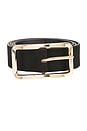 view 4 of 3 CEINTURE SUEDE in Black