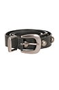 view 4 of 3 CEINTURE BLACK in Black & Silver