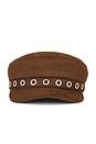view 1 of 3 CASQUETTE BAKER in Dark Brown
