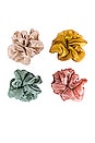 view 1 of 1 Frances Scrunchie Set in Multi Pastel
