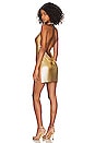 view 1 of 4 Cowl Chainmail Dress in Gold