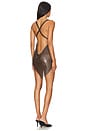 view 3 of 4 x Revolve Danni Mini Dress in Chocolate