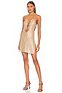 view 1 of 5 Jaguar Mini Dress in Gold