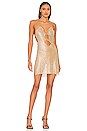 view 2 of 5 Jaguar Mini Dress in Gold