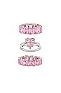 view 3 of 3 ANILLO FOR A LIFETIME in Pink
