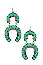 view 1 of 2 Western Statement Earring in Turquoise