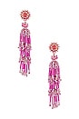 view 1 of 2 Gabrielle Duster Earrings in Pink