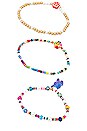 view 4 of 4 Beaded Gummy Bear Bracelet in Multi