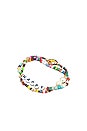 view 1 of 4 Beaded Happy Bracelet in Multi