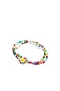 view 2 of 4 Beaded Happy Bracelet in Multi