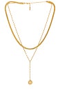 view 1 of 2 Pendant Lariat Necklace in Gold