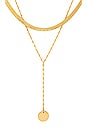view 2 of 2 Pendant Lariat Necklace in Gold
