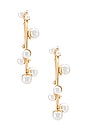 view 3 of 3 BOUCLES D'OREILLES PERLE in Gold
