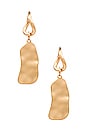 view 1 of 3 Hammered Hoops in Gold