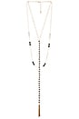 view 1 of 1 COLLIER STYLE CHAPELET ANDREA in Gold & Black