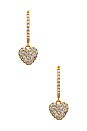view 2 of 3 BRINCOS LOVE DROP in Gold