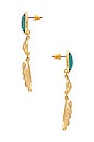 view 2 of 2 PENDIENTES NATURAL DROP in Gold