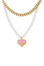 view 2 of 2 Melting Heart Necklace in Gold