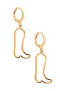 view 1 of 3 Boot Scoot Earrings in Gold