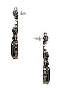 view 2 of 2 BOUCLES D'OREILLES QUEEN BEE in Black