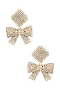 view 1 of 2 BOUCLES D'OREILLES BOWS in Gold