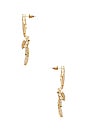 view 2 of 2 BOUCLES D'OREILLES BOWS in Gold