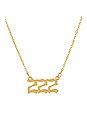 view 2 of 2 Angel 222 Necklace in Gold