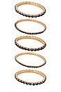 view 1 of 4 Stretch Bracelet Set in Emerald