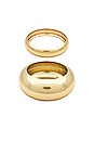 view 3 of 4 Bangle Bracelet Set in Gold