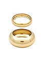 view 4 of 4 Bangle Bracelet Set in Gold