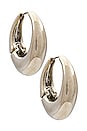 view 1 of 3 Everyday Hoop Earring in Silver