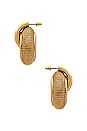 view 2 of 2 1988 Large Hoop in Gold