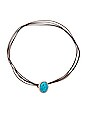 view 1 of 2 Rodeo Choker in Turquoise