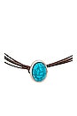 view 2 of 2 Rodeo Choker in Turquoise