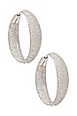 view 1 of 3 Dancing Queen Hoops in Silver