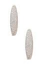 view 3 of 3 Dancing Queen Hoops in Silver