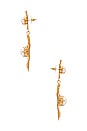 view 2 of 2 Pearl Drop Earring in Gold