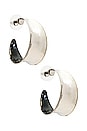 view 1 of 3 Hoop Earrings in Silver