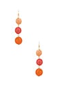 view 1 of 2 Amore Earring in Orange Ombre