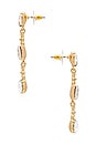 view 2 of 2 Mixed Drop Earring in Gold