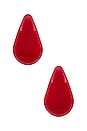 view 1 of 2 Teardrop Earrings in Red