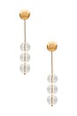 view 1 of 2 Ball Drop Earrings in Gold