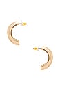 view 2 of 2 Gold Hoop Earrings in Gold