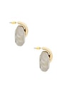 view 2 of 3 Kendall Stud Earrings in Silver & Gold